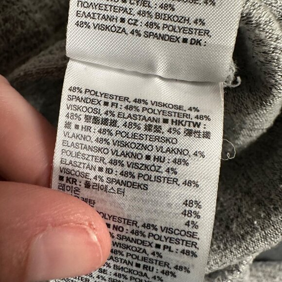 Gap Womens S Heather Gray Jogger Pants Drawstring Pockets Soft Knit Fabric - Picture 8 of 11